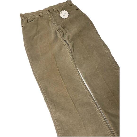Vintage Levis 517 Pants Mens 30X30 Brown Corduroy Bootcut 1980's Made In USA - Picture 3 of 5
